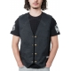 Gilet Danse Country homme Last Rebels "Santiags et chapeau de cowboy sur drapeau US