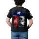 Gilet Danse Country femme Last Rebels "Santiags et chapeau de cowboy sur drapeau du Texas"