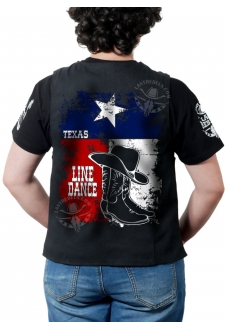 Gilet Danse Country femme Last Rebels "Santiags et chapeau de cowboy sur drapeau du Texas"