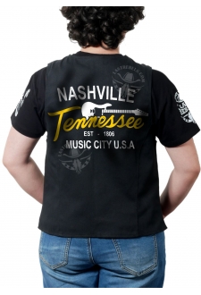 Gilet Danse Country femme Last Rebels "Nashville Tennessee, capitale de la Country"