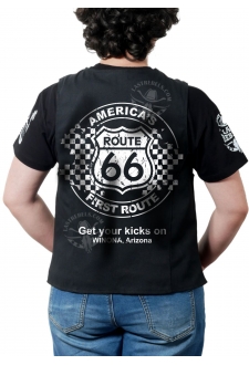 Gilet Danse Country femme Last Rebels "Route 66" America's first route