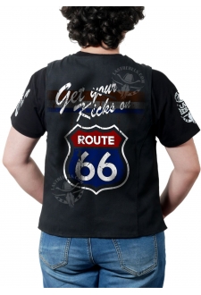 Gilet Danse Country femme Last Rebels "Route 66" Get your kicks on