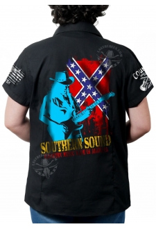 Modèle exclusif Danse Country Last Rebels "Southern sounds" sur drapeau sudiste