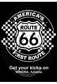 Modèle exclusif Danse Country Last Rebels "Route 66" America's first route