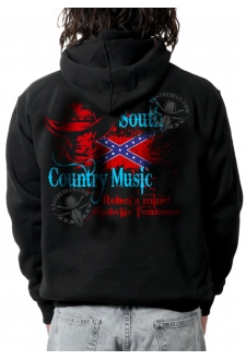 Modèle exclusif Danse Country Last Rebels "Southern Country Music" sur drapeau sudiste"