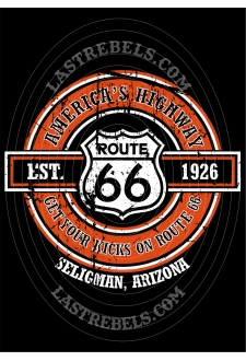 Modèle Danse Country Last Rebels "Route 66" American highway, get your kicks on