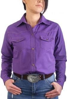 Chemise de Danse Country violette à personnaliser