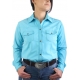 Chemise de Danse Country turquoise à personnaliser